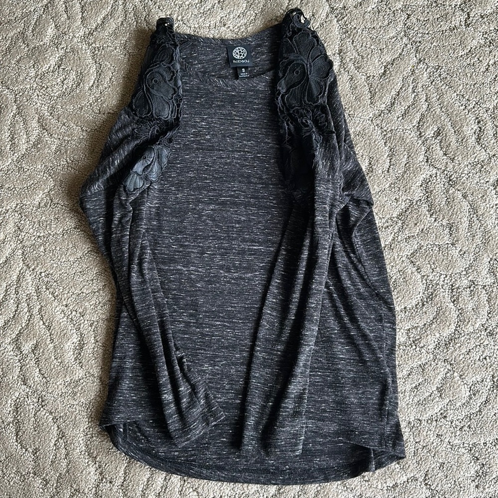 Nordstrom Bobeau Size Small Black Shirt
